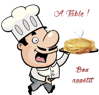 Crêpes à table